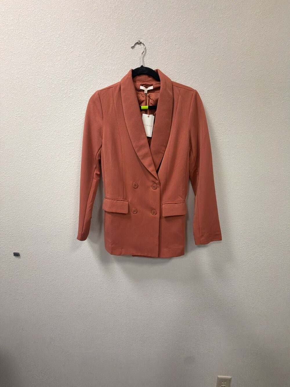 Skies Are Blue Double Breasted Blazer Size XS Rust
